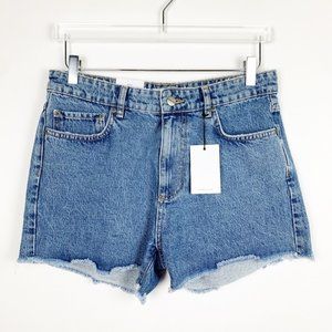 Anine Bing | High Rise Cutoff Denim Shorts